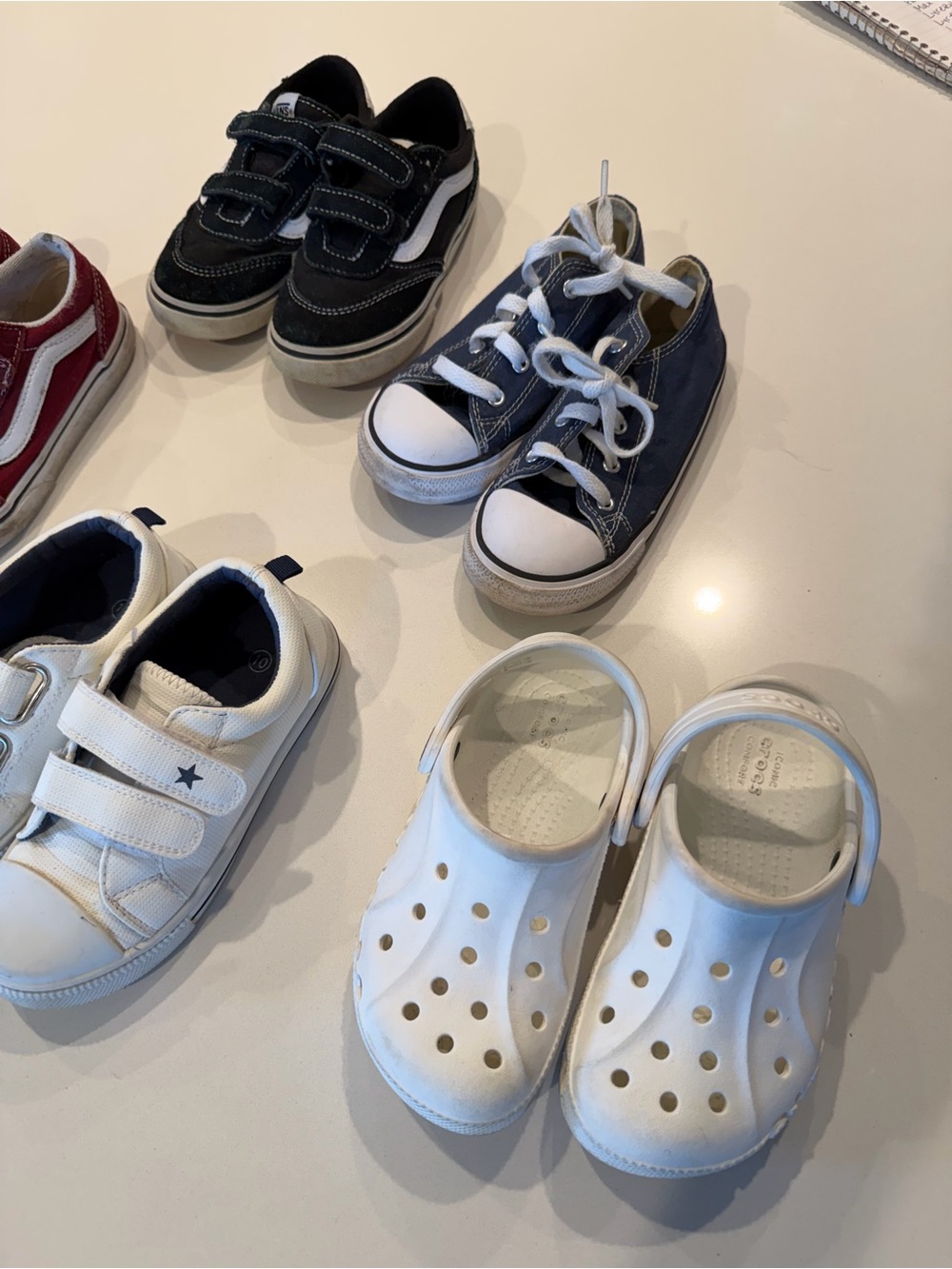 Toddler Shoes Vans Crocs Bundle Size 10c - Picture 4 of 4